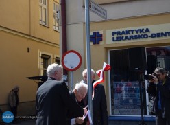 Uroczyste otwarcie ulic Łukasiewicza i Zeha
