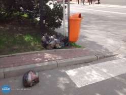 Kto śmieci w centrum miasta?