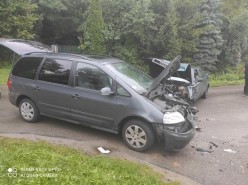 Wypadek w Rogóżnie, dwie ranne osoby