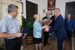 Zarząd Powiatu Łańcuckiego pożegnał trzech dyrektorów