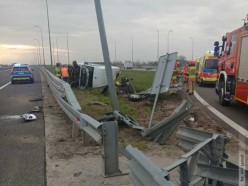 Dachowanie busa na A4