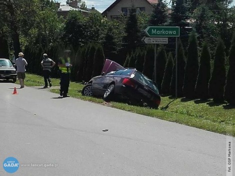 Zderzenie z udziałem trzech pojazdów