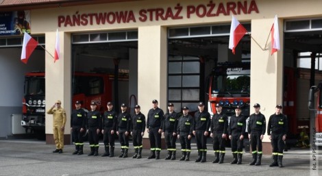 Uroczysta zmiana służby