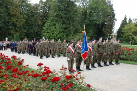 Ślubowanie uczniów klasy mundurowej