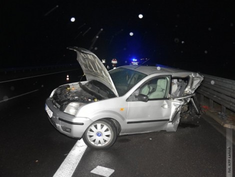 Groźny wypadek na autostradzie