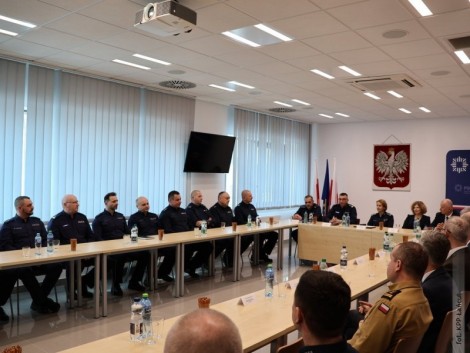 Podsumowano pracę łańcuckich policjantów