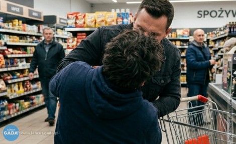 Awanturował się w&nbsp;sklepie i&nbsp;zaatakował policjanta