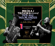 Koncert jazzowy Mikołaja Trzaski i Per-Ake Holmlandera