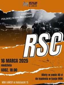 Koncert legendarnej grupy RSC