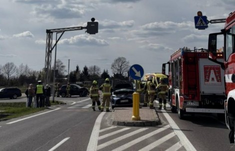 Zderzenie aut w&nbsp;Kraczkowej