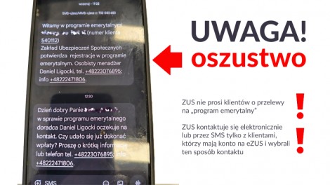 Próba oszustwa na ZUS - kolejna!