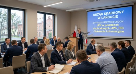 Urząd Skarbowy w&nbsp;Łańcucie zaprasza przedsiębiorców