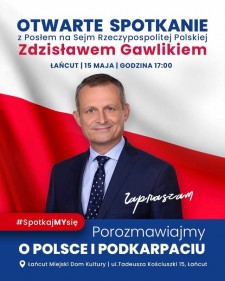 Otwarte spotkanie z&nbsp;posłem Zdzisławem Gawlikiem