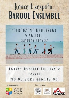 BARQUE ENSEMBLE wystąpią w&nbsp;Żołyni