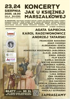 Koncerty jak u Księżnej Marszałkowej w&nbsp;łańcuckim zamku