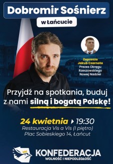 Dobromir Sośnierz w&nbsp;Łańcucie
